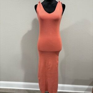 Free People Coral Maxi Dress